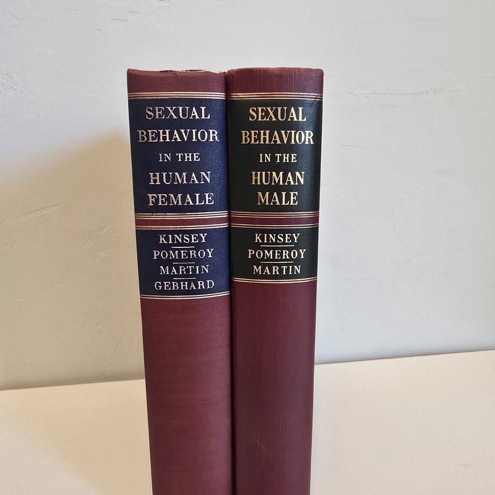 Sexual Behavior In The Human Male 1948 & Female 1953 Kinsey Pomeroy Martin